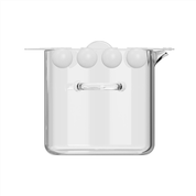 हैंडल के साथ माइक्रोवेव बेकन ग्लास जार